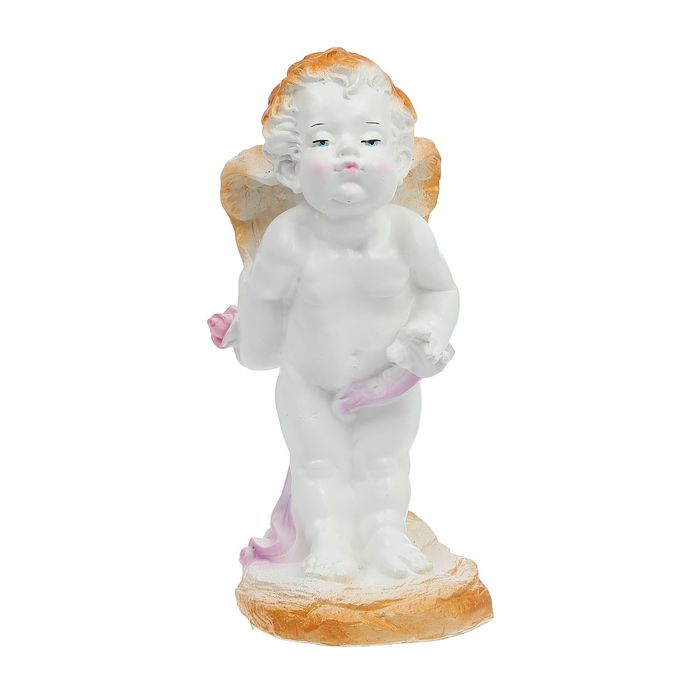 Статуэтка "Эльф" большой белый/золото