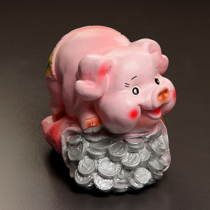 Копилка "Свинка на монетах"