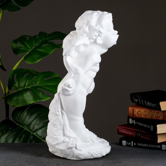 

Фигура "Эльф" большой белый 23х27х54см