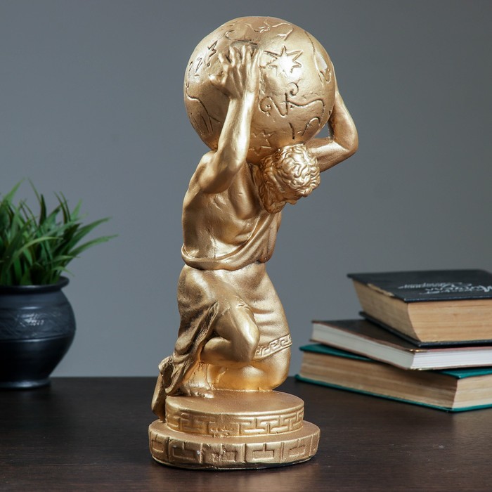 Статуэтка "Титан" золото 16 × 34 × 16 см