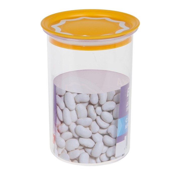 Банка 1 л с вакуумной крышкой, цвет МИКС