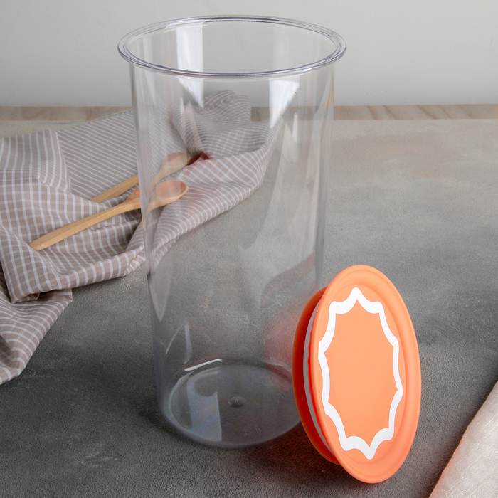 Банка 1,4 л с вакуумной крышкой, цвет МИКС