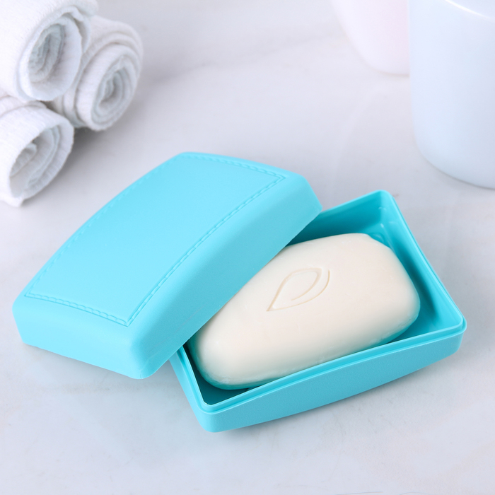 Мыльница закрытая, цвет МИКС