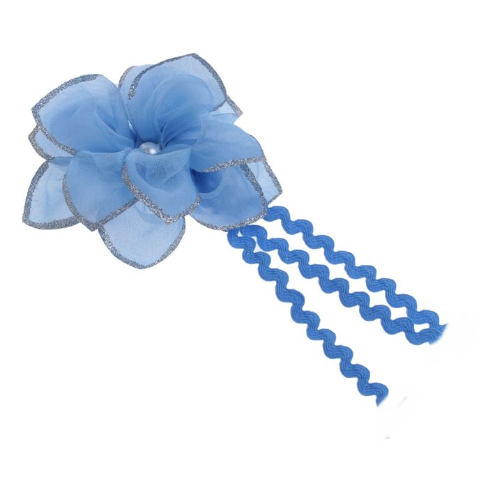 Бант для девочек "Волнистые ленточки", микс