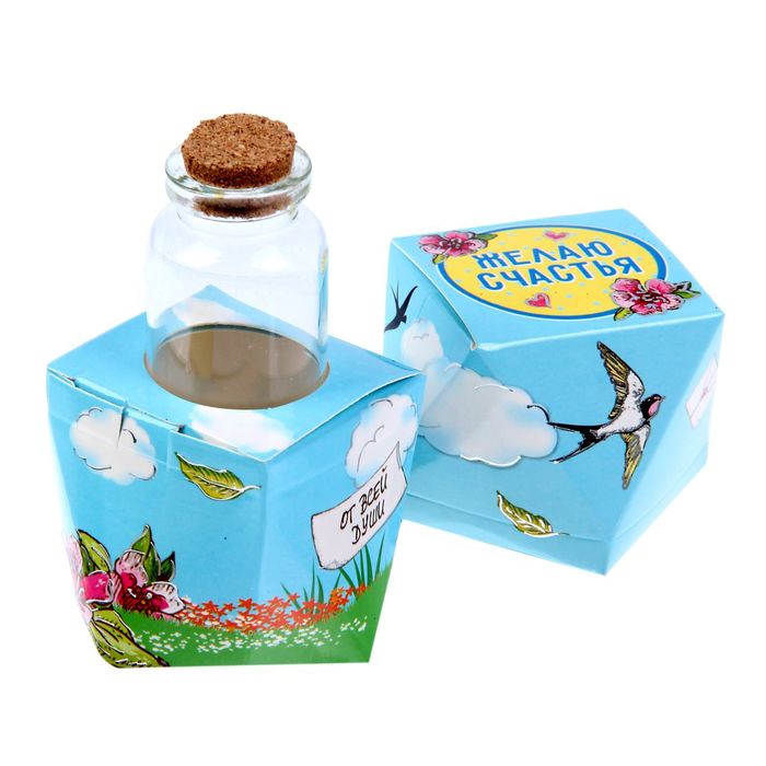 Баночка пожеланий "Желаю счастья"