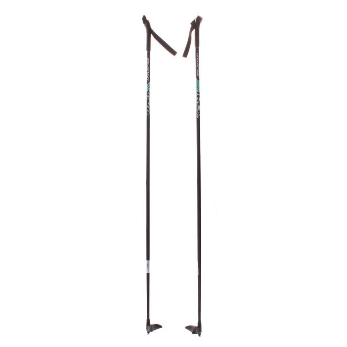 Палки лыжные стеклопластиковые БРЕНД ЦСТ, р. 135 см, цвета МИКС