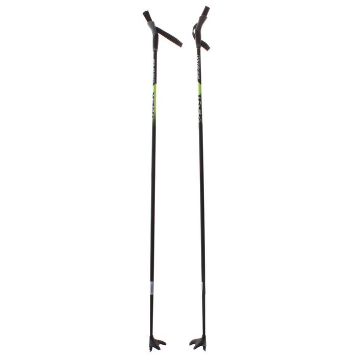 Палки лыжные стеклопластиковые БРЕНД ЦСТ, р. 135 см, цвета МИКС