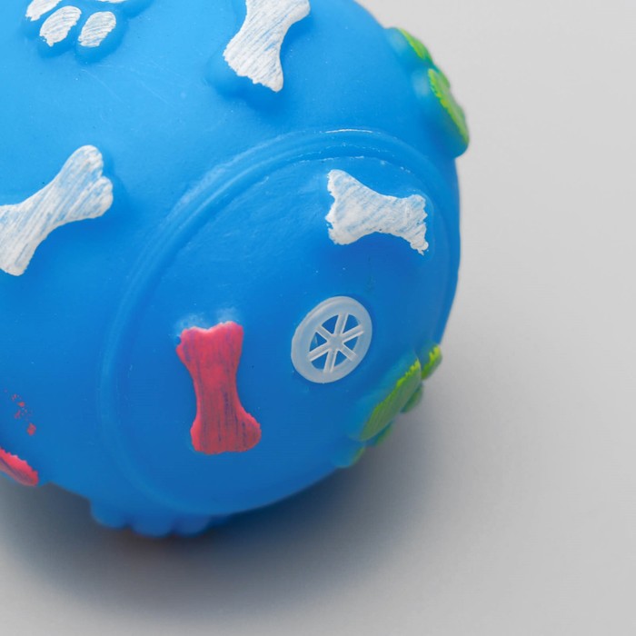 Игрушка пищащая "Гантель 100 kg", 17,5 см, микс цветов