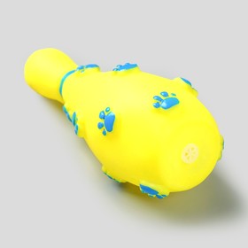 

Игрушка пищащая "Кегля" для собак, 14 см, микс цветов