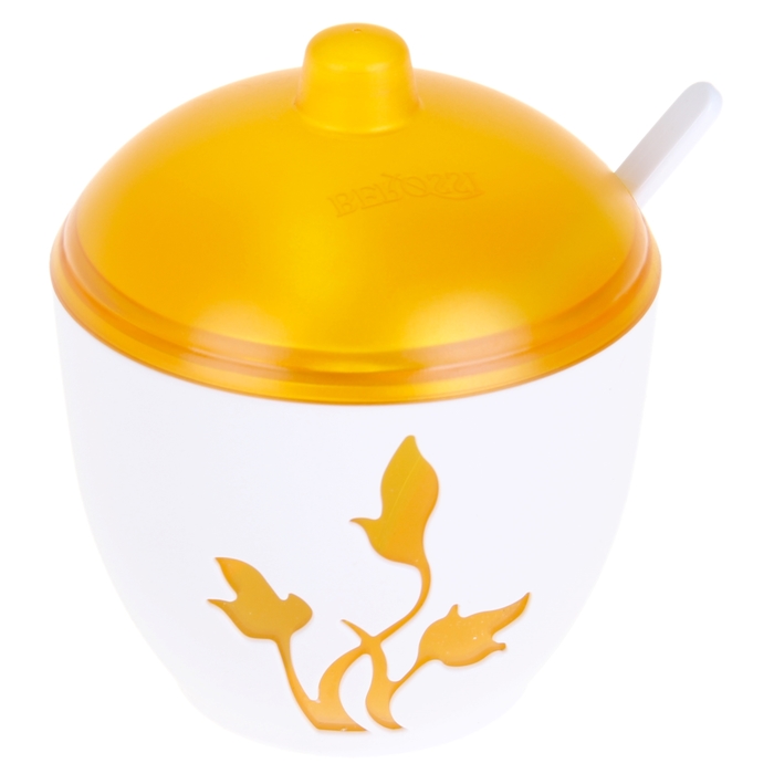 Сахарница с ложкой Viola, цвет оранжевый