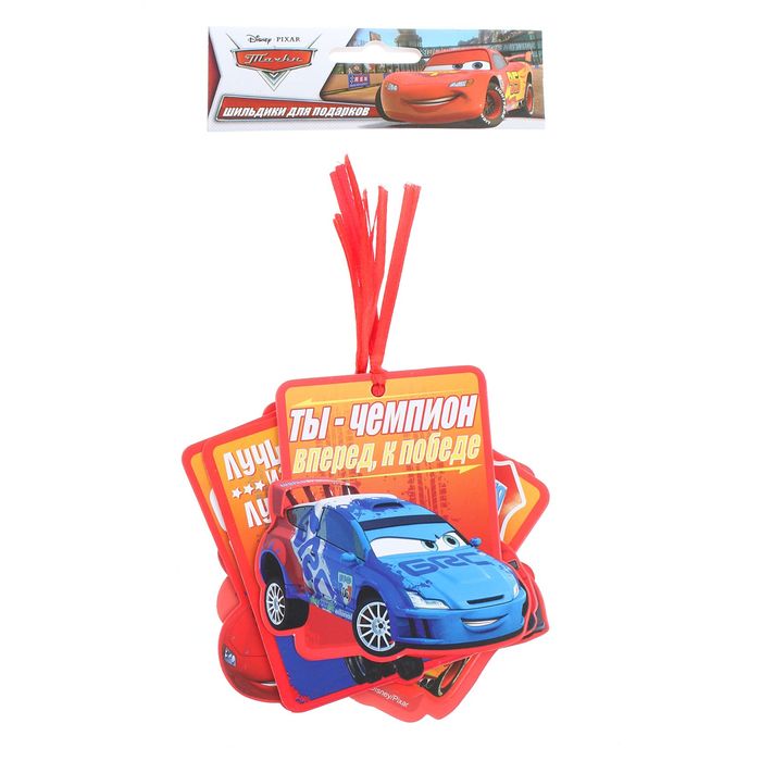 Набор мини-открыток (6шт )"Супер подарок", Тачки