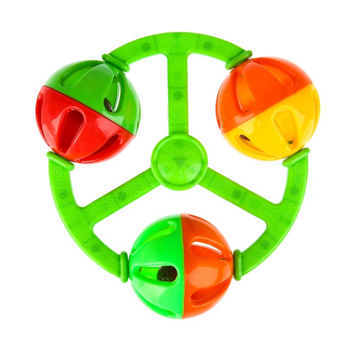 Погремушка «Шар», цвета МИКС