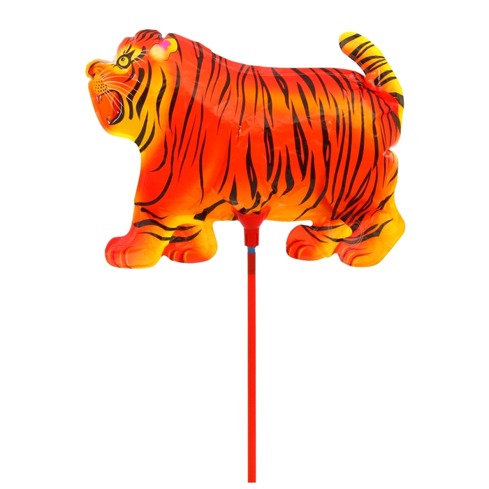 Шар полиэтилен "Тигр" с/палочкой 10"