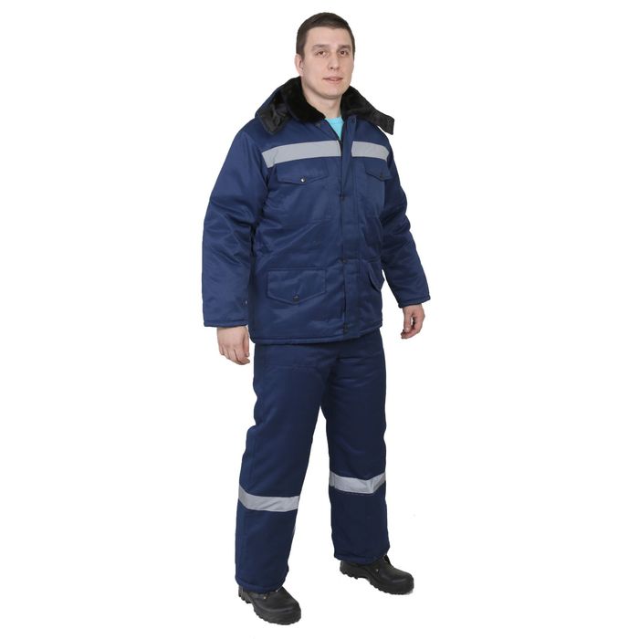 Костюм "Мастер-ТС", размер 52-54, рост 170-176 см, цвет синий