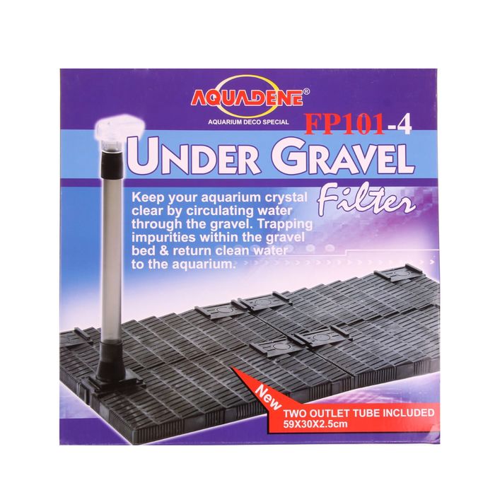 Фильтр для аквариума донный FP 101-2 , 29х29х2.5см (KW)