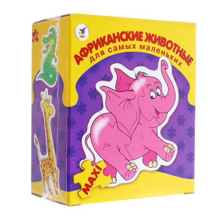 Макси-пазлы "Африканские животные", 8 элементов
