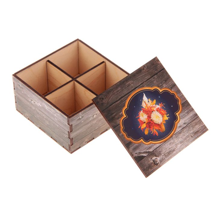 Шкатулка «Букет», 10х10х5,5 см