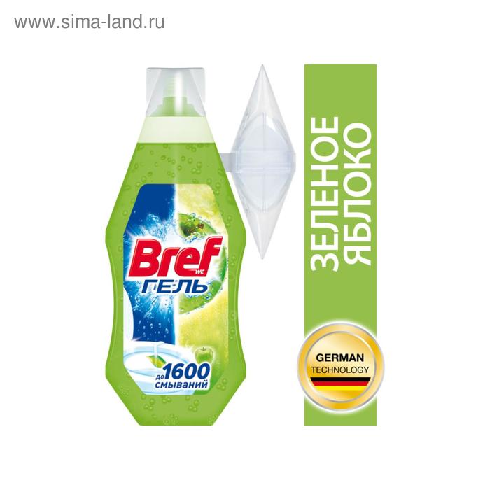 Гель для чистки и свежести унитаза Bref WC-Gel, «Зелёное яблоко», 360 мл