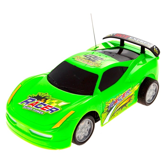 Машина радиоуправляемая "Рейсер", работает от батареек, в пакете