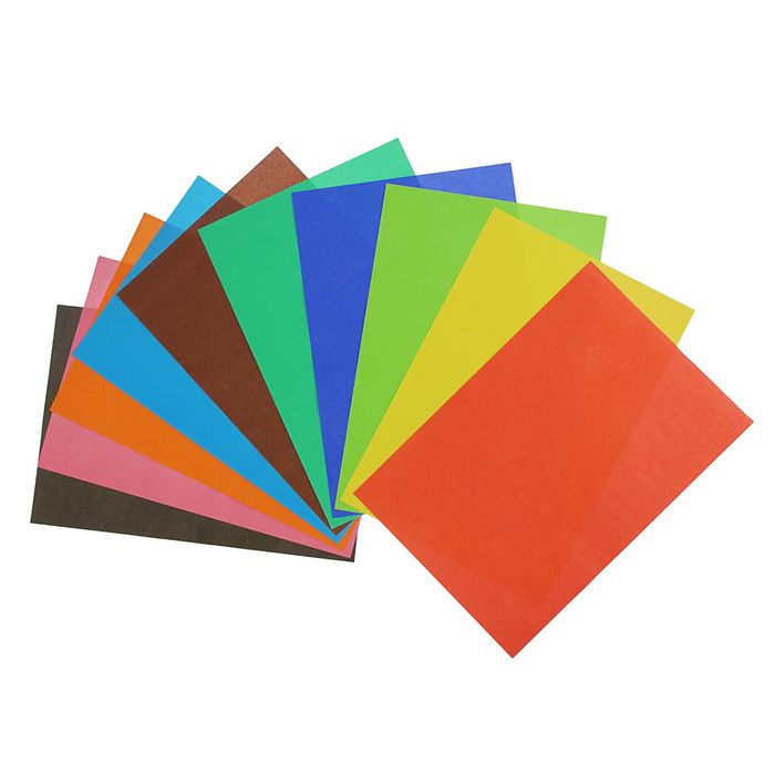 Бумага цветная А4, 10 листов, 10 цветов "Классика"