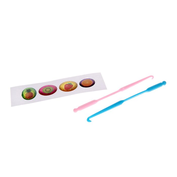 Резиночки для плетения "Экзотик", набор 200 резиночек, 2 металлических шарма, бусины, наклейки, инструменты и мастер-класс