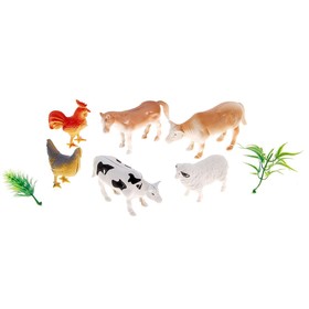 Набор фигурок животных «Домашние животные», 6 штук, с аксессуарами Ош