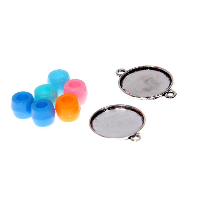 Резиночки для плетения "Футбол", набор 200 резиночек, 2 металлических шарма, бусины, наклейки, инструменты и мастер-класс