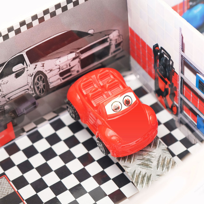 Набор игровой "Автоцентр" сборный 3D: аксессуары, 1 машина, инструкция