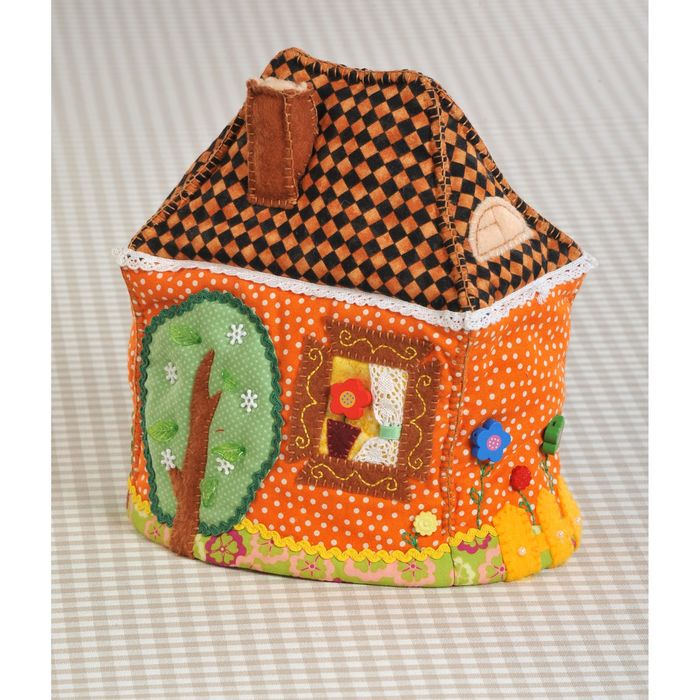 Набор для изготовления текстильной игрушки "Грелка на чайник Чайный домик"