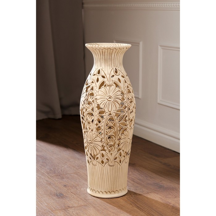 Ваза напольная "Эллада" резка, под дерево