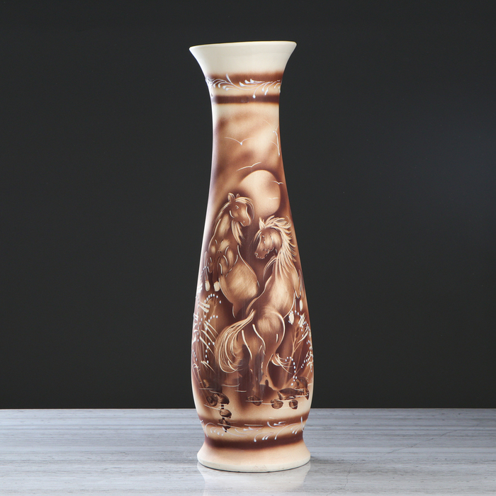 Ваза напольная "Дора" жемчуг Амазонка