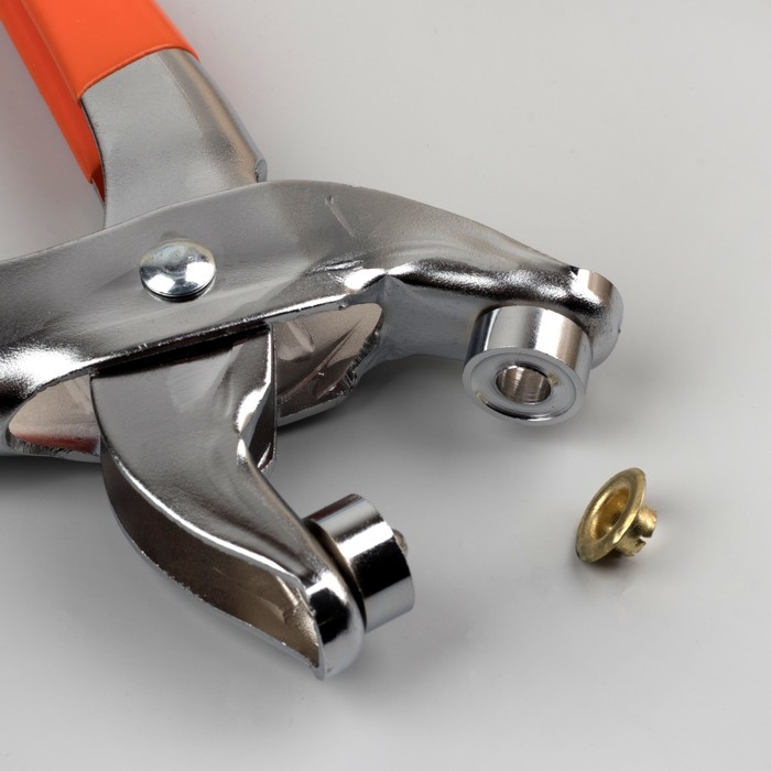 Щипцы для установки блочек, d=6мм, с блочками, цвет золотой