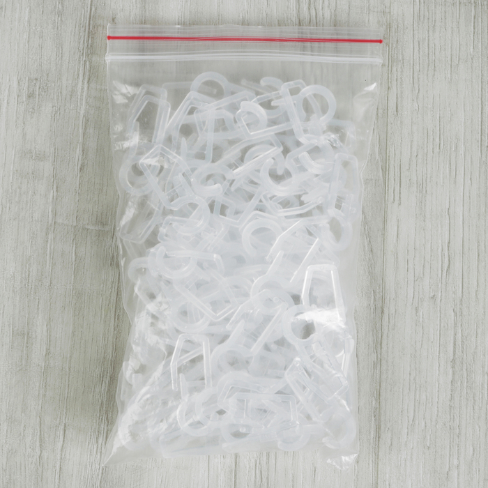 Крючок для карниза, цвет белый