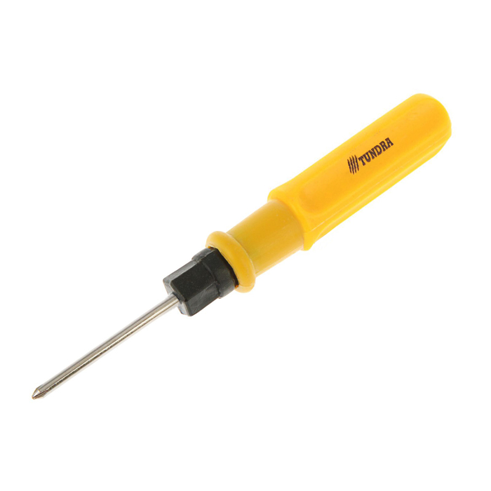 Отвертка 2 в 1 TUNDRA basic, PH0 и SL 3х50 (+/-), пластиковая рукоятка ОРАНЖЕВАЯ