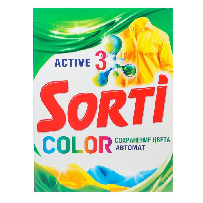 Стиральный порошок Sorti автомат Color т/у, 350 гр