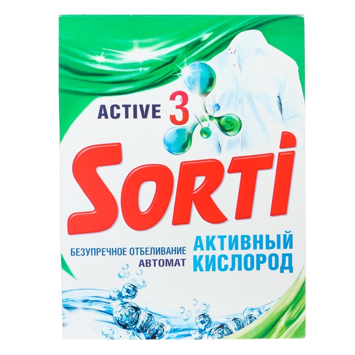 Стиральный порошок Sorti автомат "Активный Кислород", 350 гр