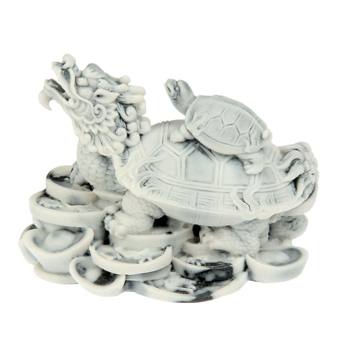 Нэцке "Дракон-черепаха на монетах"