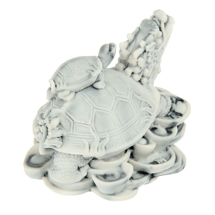 Нэцке "Дракон-черепаха на монетах"