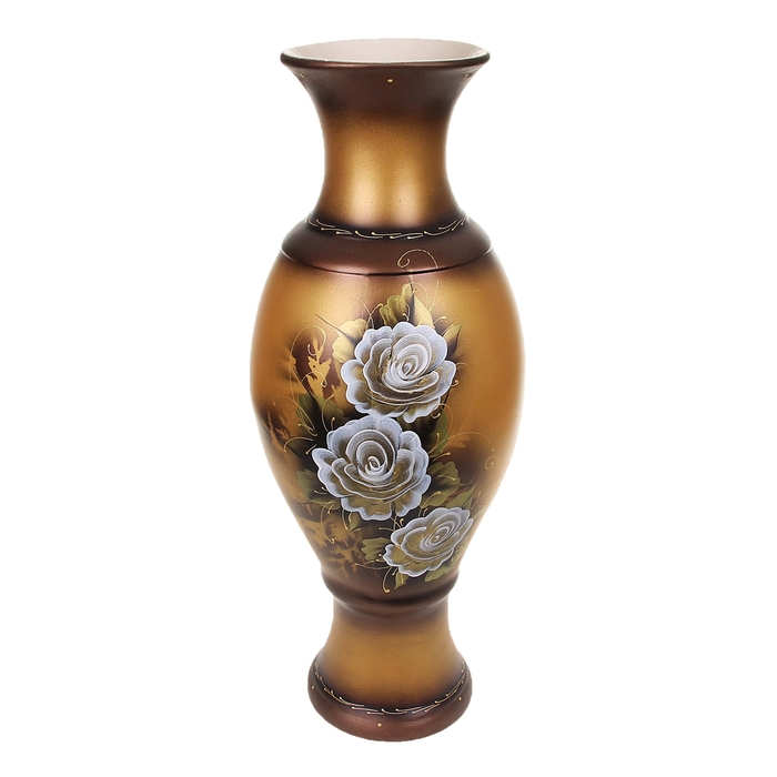 Ваза напольная "Юлия" акрил, оформление, роза