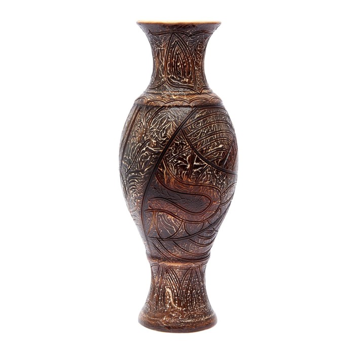 Ваза напольная "Юлия" жемчуг Абстракция