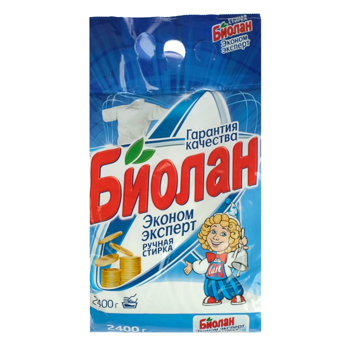 Стиральный порошок &quot;Биолан&quot; Эконом Эксперт м/у, 2,4 кг