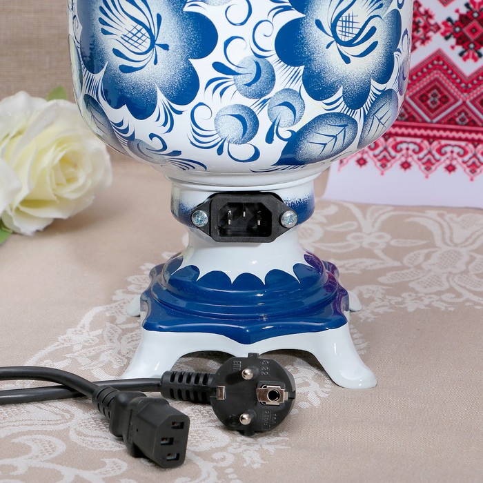 Самовар «Гжель», банка, 3 л, электрический