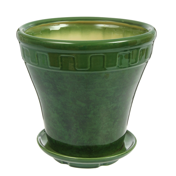 Кашпо "Альфа" зелёное 13 л