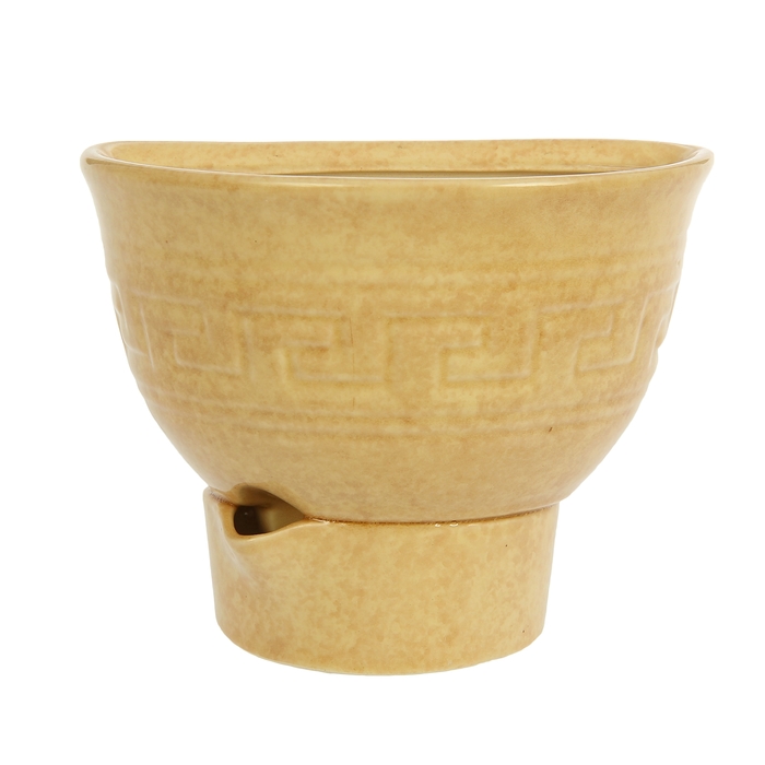 Кашпо "Полусфера" бежевое 1,1 л