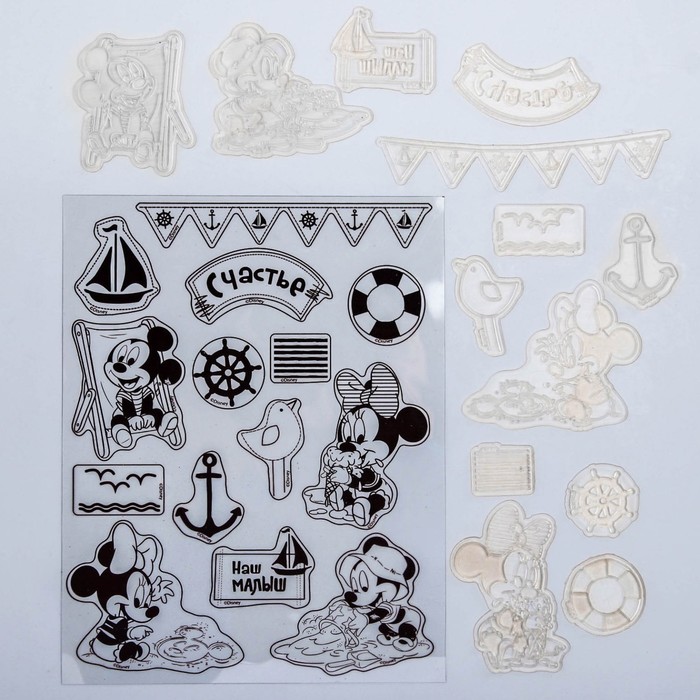 Набор штампов для творчества "Наш малыш", Микки Маус, Дисней Беби