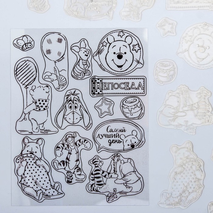 Набор штампов для творчества "Непоседа", Медвежонок Винни, Дисней Беби