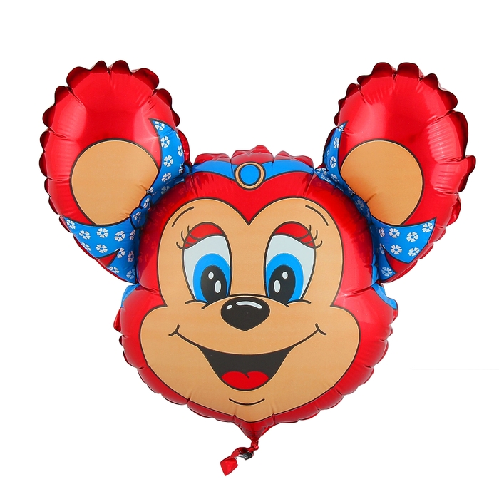 Шар фольгированный д/палочки 3 12" Бабси Маус Красная ФМ