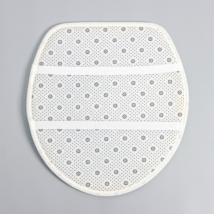 Набор ковриков для ванной и туалета "Листья" 3 шт, цвет МИКС