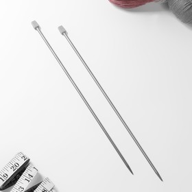 Спицы для вязания, прямые, d = 5 мм, 35 см, 2 шт от Сима-ленд