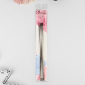 Спицы для вязания, чулочные, d = 3 мм, 24 см, 5 шт от Сима-ленд